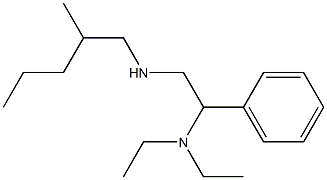 [2-(diethylamino)-2-phenylethyl](2-methylpentyl)amine 구조식 이미지