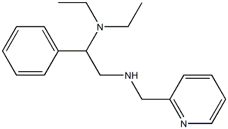 [2-(diethylamino)-2-phenylethyl](pyridin-2-ylmethyl)amine 구조식 이미지