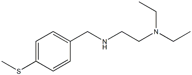 [2-(diethylamino)ethyl]({[4-(methylsulfanyl)phenyl]methyl})amine 구조식 이미지