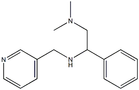[2-(dimethylamino)-1-phenylethyl](pyridin-3-ylmethyl)amine 구조식 이미지