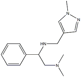 [2-(dimethylamino)-1-phenylethyl][(1-methyl-1H-pyrazol-4-yl)methyl]amine 구조식 이미지