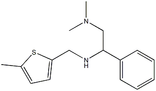 [2-(dimethylamino)-1-phenylethyl][(5-methylthiophen-2-yl)methyl]amine Structure