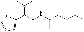 [2-(dimethylamino)-2-(furan-2-yl)ethyl](5-methylhexan-2-yl)amine Structure