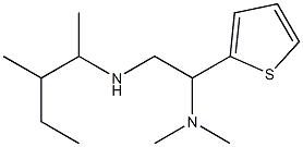 [2-(dimethylamino)-2-(thiophen-2-yl)ethyl](3-methylpentan-2-yl)amine 구조식 이미지