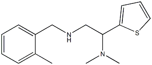 [2-(dimethylamino)-2-(thiophen-2-yl)ethyl][(2-methylphenyl)methyl]amine Structure