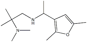 [2-(dimethylamino)-2-methylpropyl][1-(2,5-dimethylfuran-3-yl)ethyl]amine 구조식 이미지