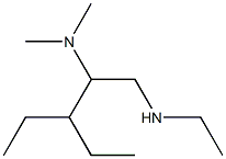 [2-(dimethylamino)-3-ethylpentyl](ethyl)amine Structure