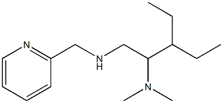 [2-(dimethylamino)-3-ethylpentyl](pyridin-2-ylmethyl)amine 구조식 이미지