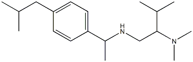[2-(dimethylamino)-3-methylbutyl]({1-[4-(2-methylpropyl)phenyl]ethyl})amine 구조식 이미지