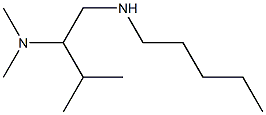 [2-(dimethylamino)-3-methylbutyl](pentyl)amine Structure