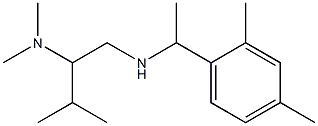 [2-(dimethylamino)-3-methylbutyl][1-(2,4-dimethylphenyl)ethyl]amine Structure