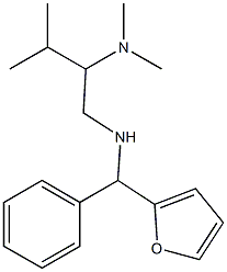 [2-(dimethylamino)-3-methylbutyl][furan-2-yl(phenyl)methyl]amine 구조식 이미지