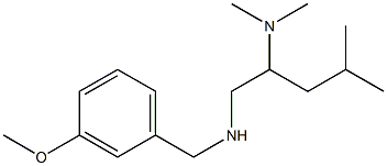 [2-(dimethylamino)-4-methylpentyl][(3-methoxyphenyl)methyl]amine 구조식 이미지