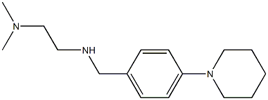 [2-(dimethylamino)ethyl]({[4-(piperidin-1-yl)phenyl]methyl})amine Structure