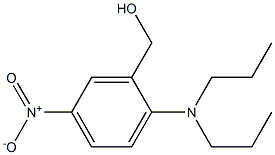 [2-(dipropylamino)-5-nitrophenyl]methanol 구조식 이미지