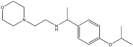 [2-(morpholin-4-yl)ethyl]({1-[4-(propan-2-yloxy)phenyl]ethyl})amine 구조식 이미지