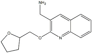 [2-(oxolan-2-ylmethoxy)quinolin-3-yl]methanamine 구조식 이미지