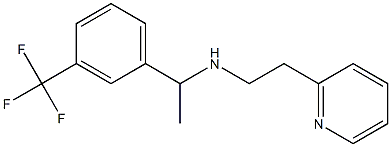 [2-(pyridin-2-yl)ethyl]({1-[3-(trifluoromethyl)phenyl]ethyl})amine 구조식 이미지