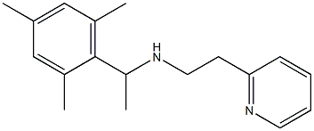 [2-(pyridin-2-yl)ethyl][1-(2,4,6-trimethylphenyl)ethyl]amine Structure