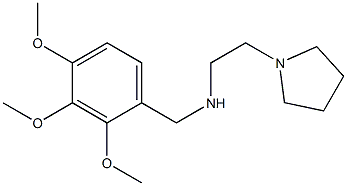 [2-(pyrrolidin-1-yl)ethyl][(2,3,4-trimethoxyphenyl)methyl]amine Structure