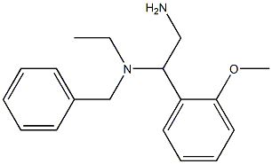 [2-amino-1-(2-methoxyphenyl)ethyl](benzyl)ethylamine Structure