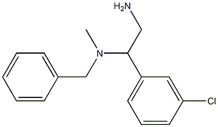 [2-amino-1-(3-chlorophenyl)ethyl](benzyl)methylamine 구조식 이미지