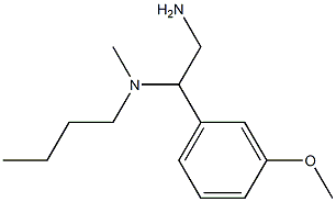 [2-amino-1-(3-methoxyphenyl)ethyl](butyl)methylamine 구조식 이미지