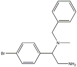 [2-amino-1-(4-bromophenyl)ethyl](benzyl)methylamine Structure