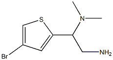 [2-amino-1-(4-bromothiophen-2-yl)ethyl]dimethylamine 구조식 이미지