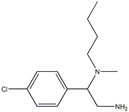 [2-amino-1-(4-chlorophenyl)ethyl](butyl)methylamine 구조식 이미지