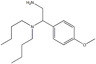 [2-amino-1-(4-methoxyphenyl)ethyl]dibutylamine Structure