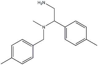 [2-amino-1-(4-methylphenyl)ethyl](methyl)[(4-methylphenyl)methyl]amine 구조식 이미지