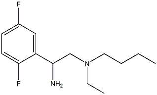 [2-amino-2-(2,5-difluorophenyl)ethyl](butyl)ethylamine 구조식 이미지