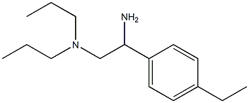 [2-amino-2-(4-ethylphenyl)ethyl]dipropylamine Structure