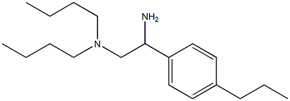 [2-amino-2-(4-propylphenyl)ethyl]dibutylamine Structure