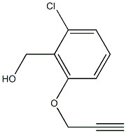 [2-chloro-6-(prop-2-yn-1-yloxy)phenyl]methanol Structure