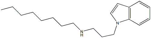 [3-(1H-indol-1-yl)propyl](octyl)amine 구조식 이미지