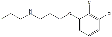 [3-(2,3-dichlorophenoxy)propyl](propyl)amine Structure