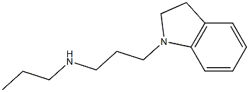 [3-(2,3-dihydro-1H-indol-1-yl)propyl](propyl)amine Structure