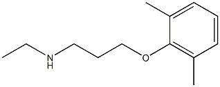 [3-(2,6-dimethylphenoxy)propyl](ethyl)amine Structure