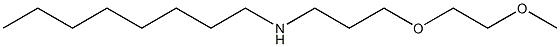 [3-(2-methoxyethoxy)propyl](octyl)amine Structure