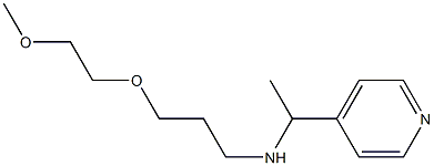 [3-(2-methoxyethoxy)propyl][1-(pyridin-4-yl)ethyl]amine 구조식 이미지