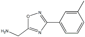 [3-(3-methylphenyl)-1,2,4-oxadiazol-5-yl]methanamine 구조식 이미지