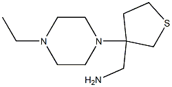 [3-(4-ethylpiperazin-1-yl)tetrahydrothien-3-yl]methylamine Structure