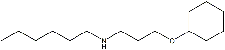 [3-(cyclohexyloxy)propyl](hexyl)amine Structure