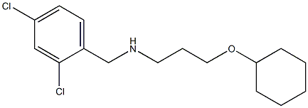 [3-(cyclohexyloxy)propyl][(2,4-dichlorophenyl)methyl]amine Structure