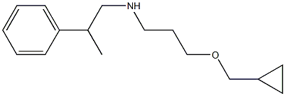 [3-(cyclopropylmethoxy)propyl](2-phenylpropyl)amine Structure