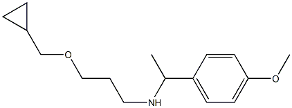 [3-(cyclopropylmethoxy)propyl][1-(4-methoxyphenyl)ethyl]amine 구조식 이미지