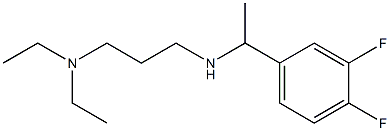 [3-(diethylamino)propyl][1-(3,4-difluorophenyl)ethyl]amine 구조식 이미지