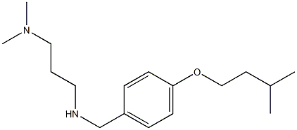 [3-(dimethylamino)propyl]({[4-(3-methylbutoxy)phenyl]methyl})amine 구조식 이미지